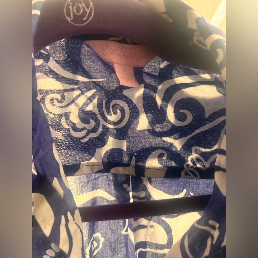 Lily Pulitzer Captiva tunic shirt Tide Pools - Picture 3 of 5